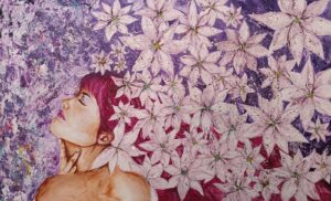 Cuando las ideas son flores que flotan al viento y así quedan representadas por Agata Amgros