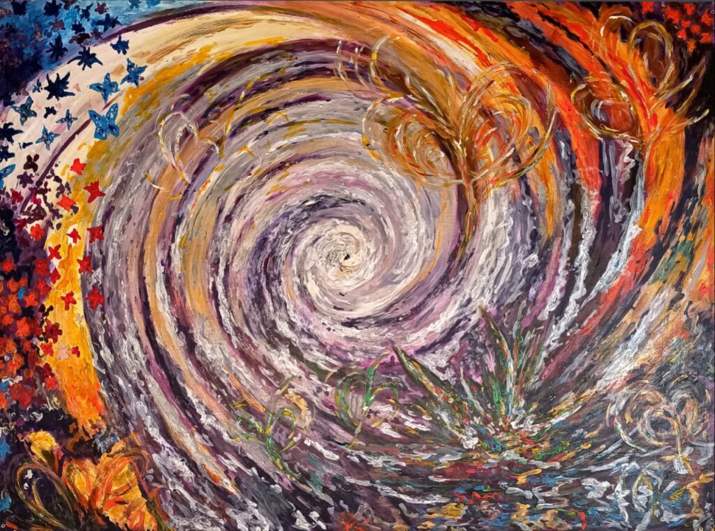 Espiral de Luz, Ajna, obra de Agata Amgros